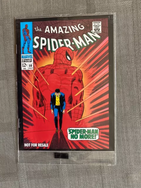 Amazing Spider-Man Vol 1 N°50 Dvd Version 2003 Vo En État Neuf Sous Cello / Mint