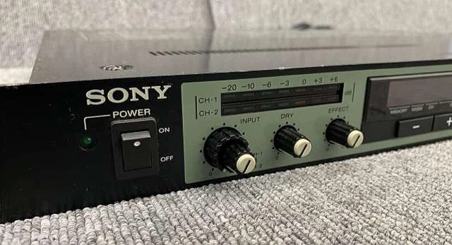 Sony R2500 Reverb SONY MU-R201 2 Channel Digital Reverberator Digital Reverb Effects Unit ...