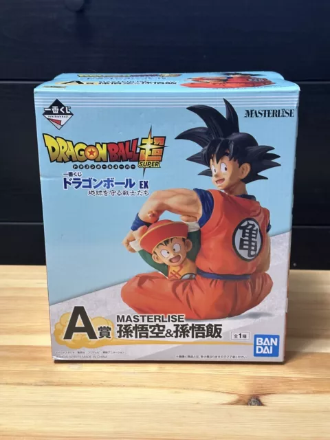 Dragon Ball Z Masterlise Ichiban Kuji Son Goku & Gohan Premio A NUEVO SELLADO Auténtico