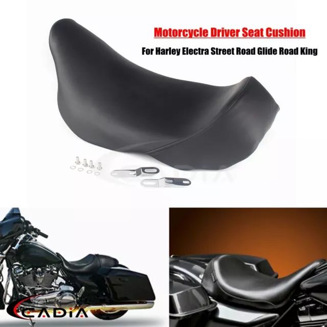 Rider Solo Seat For Harley Davidson Touring Street Glide Road King FLHR 2018-UP