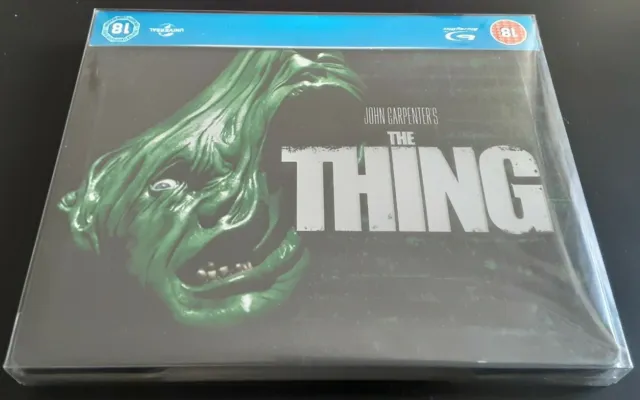 THE THING (Carpenter) STEELBOOK 1rst Edition Play.com Blu-ray VF inc Comme Neuf