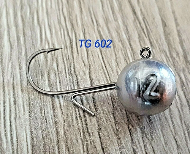 TOP Jigköpfe 90° Größe 1 - 6/0 in 3 - 40 Gramm Jighaken Wire Keeper frei wählbar