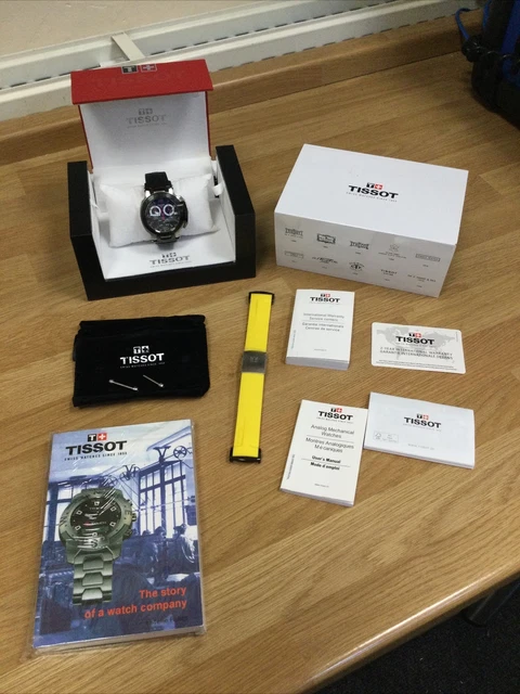 Tissot Orologio T-Race Chrono Uomo, Nero, Modello T141.417.17.011.00