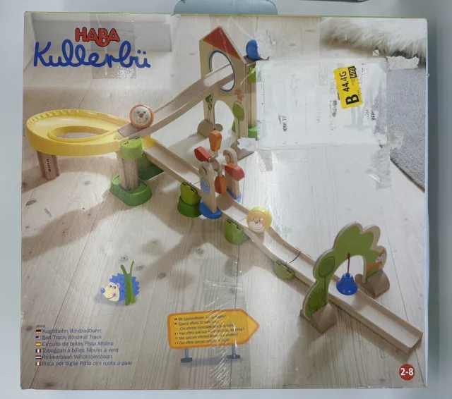 HABA Kugelbahn Kullerbü Windradbahn 300438, Holzspielzeug B Ware Spielset