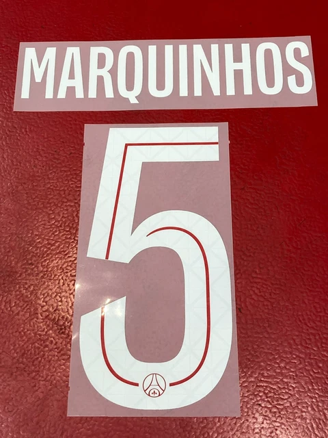 Marquinhos 5 (flocage ligue 1 Uber Eats) - 21/22 PSG Fourth - FLOQUE ME