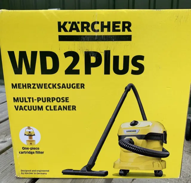 Karcher WD2 Plus Aspirapolvere multiuso funzione bagnato/asciutto nuovissimo