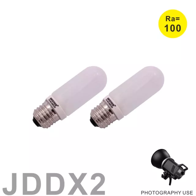 2 pcs Halogen JDD Photo Studio Strobe Flash Modeling Lamp bulb 230V 150W E27