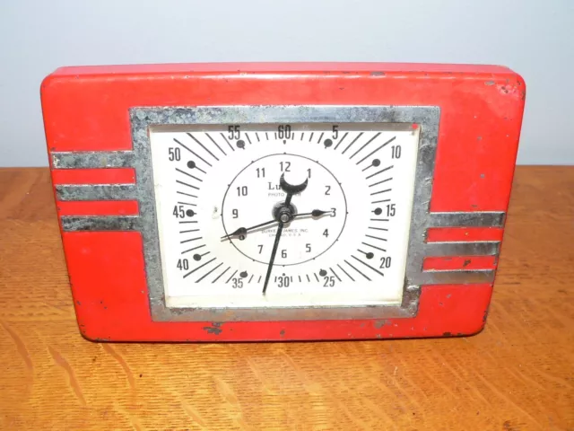 Vintage Burke & James Art Deco Luxor Wind-Up Photo Timer for PARTS or REPAIR
