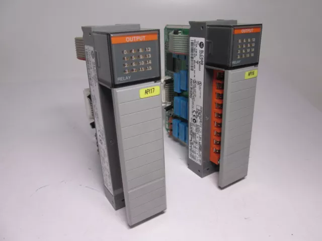 Allen Bradley SLC 500 carte 1746-0W16 (SERIE C ou D) lot de 2 cartes