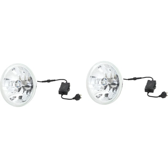 Dapper Lighting; OE7 7-Inch Projector Headlights; High/Low; 28W LED; Chrome