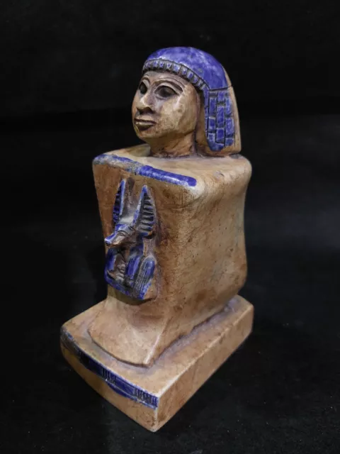 Unique Anubis with Ushabti Ancient Egyptian antiquities Egyptian Statue Egypt BC 2