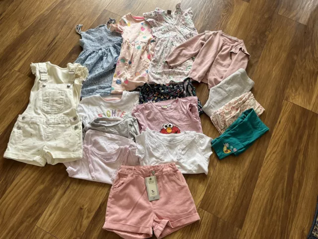 Girls summers clothing bundle size 4-5 years - 15 pcs