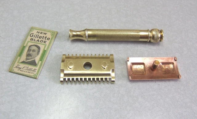 Vintage 1930'S Gillette Goodwill Double Edge Safety Razor - Clean 8