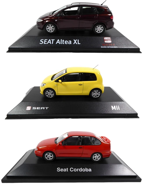 Lot De 6 Miniatures Seat Ibiza, Cordoba, Toledo – Échelle 1:43 – Fischer – Collection