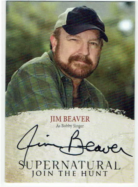 Supernatural Seasons 4-6 Autograph Auto Card JB Jim Beaver as Bobby Singer