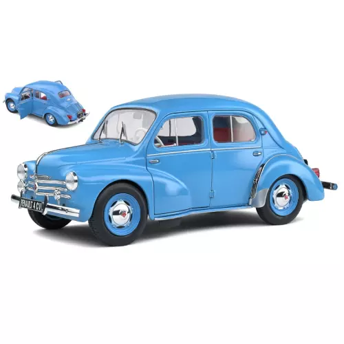 RENAULT 4 CV 1956 BLUE 1:18 Solido Auto Stradali Die Cast Modellino