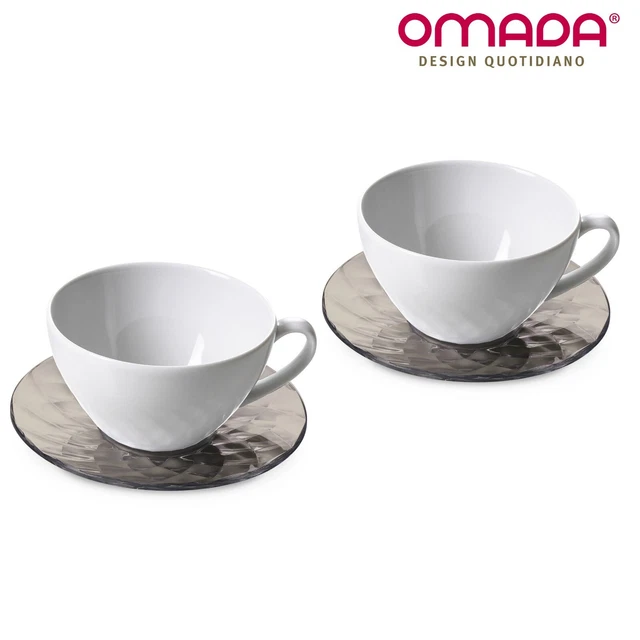 Lot De 2 Tasses à Cappuccino Avec Soucoupes De 255 G En