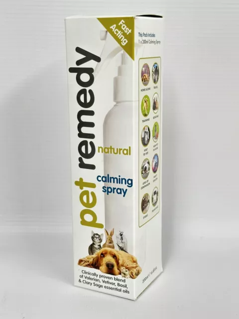 Pet Remedy - Natural De-Stress & Calming Spray for Dogs/Cats/Small Animal 200ml