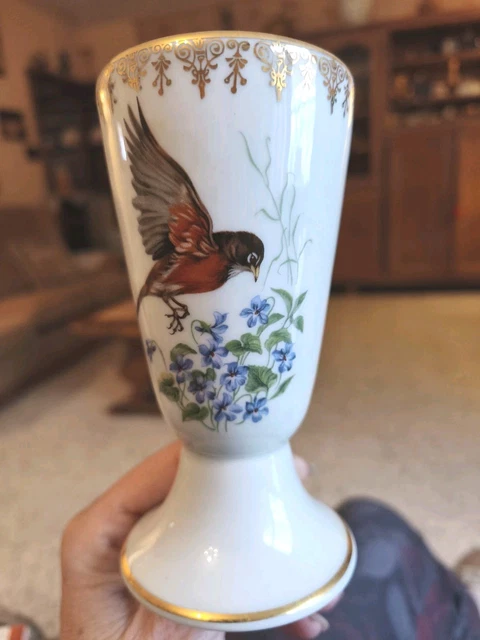 Salière Dinette Ancienne – Verre De Portieux – Oiseau Stylisé – Fin XIXe