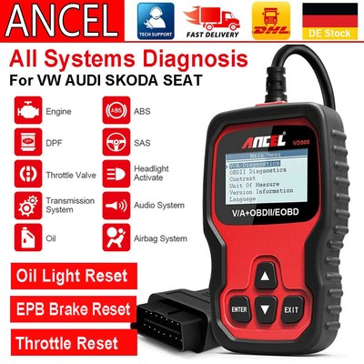 2022 vd500 per ogni dispositivo diagnostico obd2 dispositivo auto all sistema EPB scanner ABS per VAG 