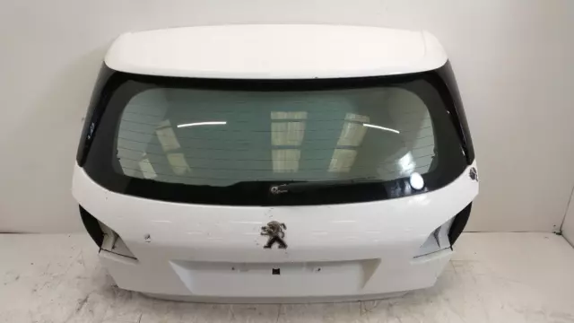 2015 PEUGEOT 308 5 Door Hatchback White Bootlid / Tailgate 2013-2021