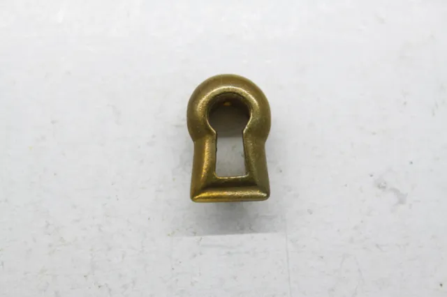 Presa chiave coperchio foro serratura ottone lucido penna H.: 18,5 mm antico
