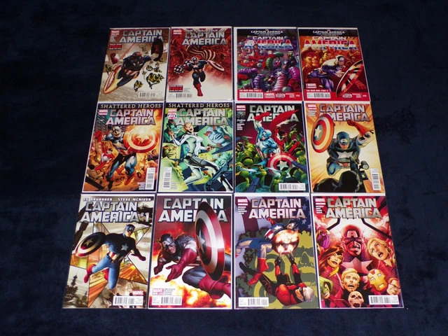 Captain America 1 2 5 6 7 9 10 12 18 19 Vol 6 Lot 2011 Vol 7 18 19 Series 2013