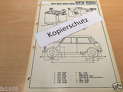 Massplan Bodengruppe Typ VW Käfer Bj ab 1957 