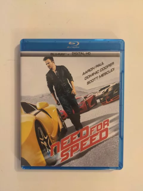 Need for Speed (Blu-ray, 2014) Aaron Paul, Imogen Poots, Bilingual