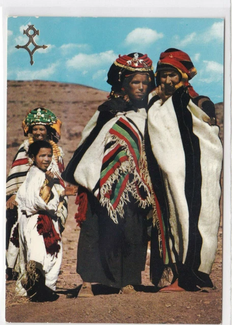 Cpsm Morocco Colour Postcard Party Day In The Middle Atlas