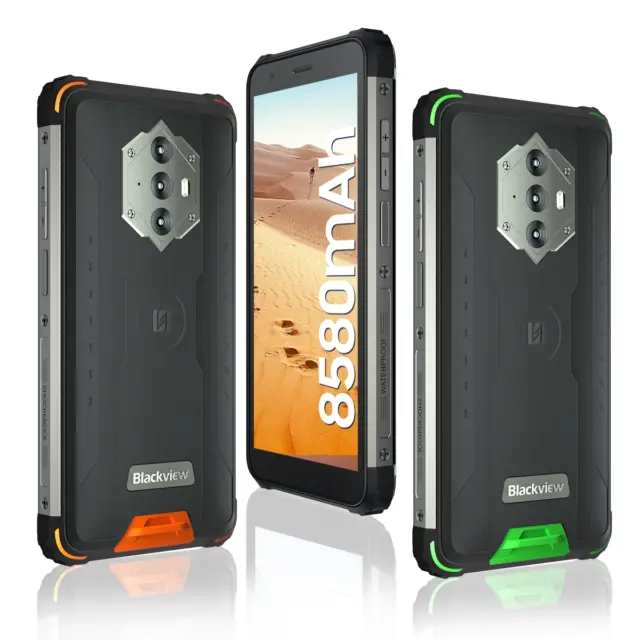 Blackview BV6600E 4G Robustes Smartphone Android 11 5.7" 4GB+32GB 8580mAh Handy