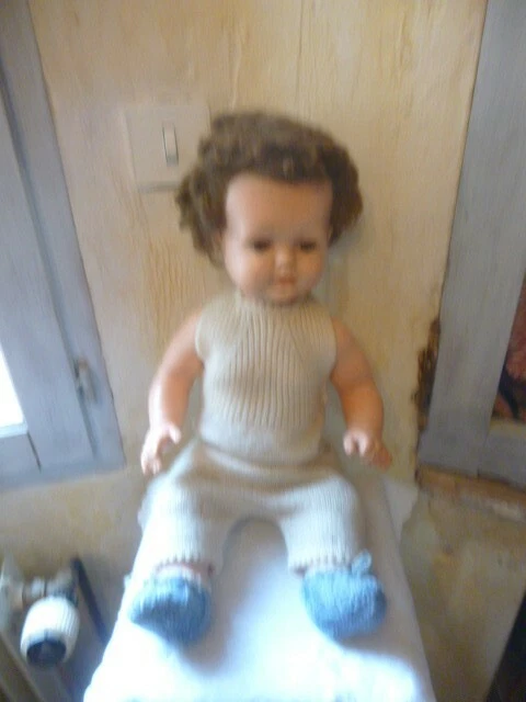 Poupon 50 sales cm avec cheveux