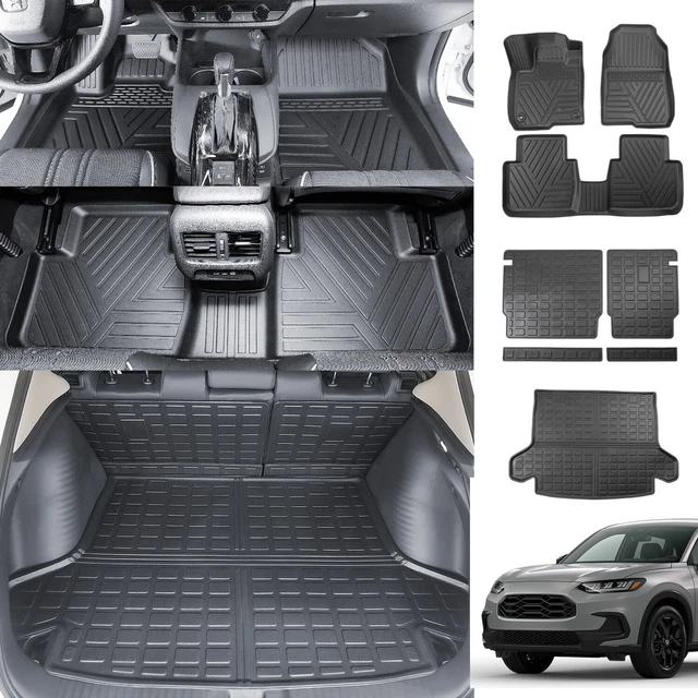 FIT 2023 2024 Honda HRV Rear Trunk Mats Floor Mats TPE Rear Backrest
