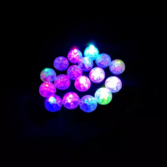 10Pcs! White Led Mini Wireless Battery/crafts/cake/christmas/colorful Lights