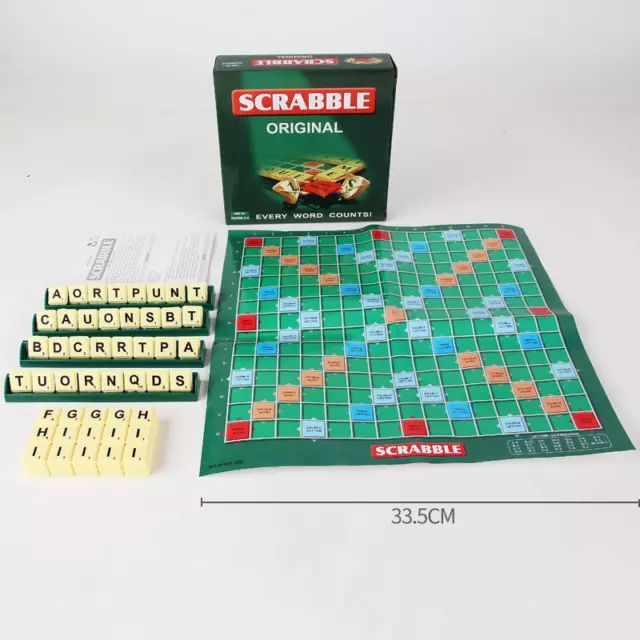 Original Scrabble Board Game Family Kids Adults Educational Toys Puzzle Game 3