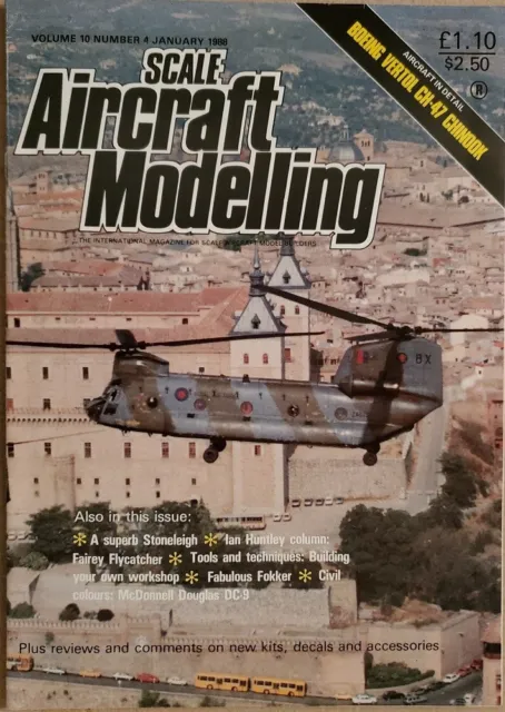 Scale Aircraft Modelling Magazine - Lot of 12 - 1988
