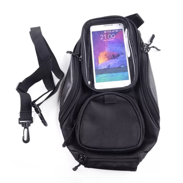 Waterproof Motorbike Motorcycle Magnetic Tank Bag GPS Phone Holder 2