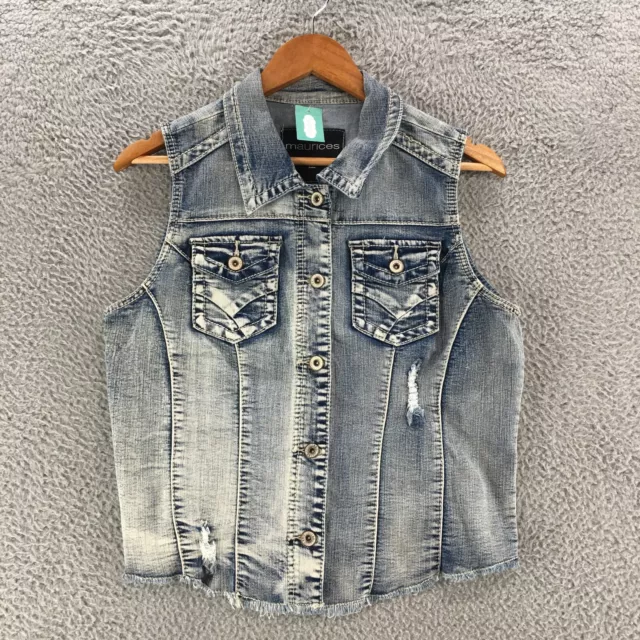 Maurices discount jean vest