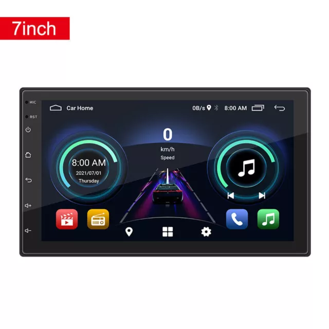 Car Stereo 7" USB WiFi GPS Navigation Radio Player Double 2Din Android 10