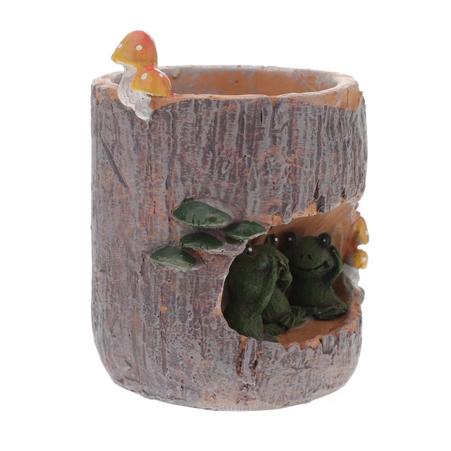 Mignon Animaux Décorations de Pot de Fleurs Bonsaï en Résine de Jardin Maison