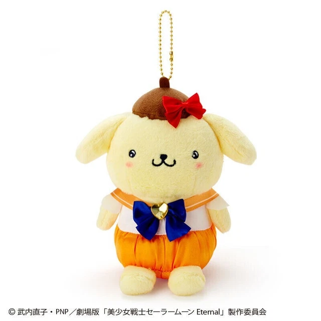SAILOR MOON ETERNAL x Sanrio Pompompurin Venus Mascot Holder Plush Ball ...