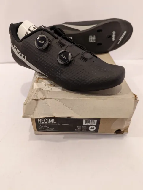 Men's SPD Road Cycling Shoes Giro Regime uk size 11 black