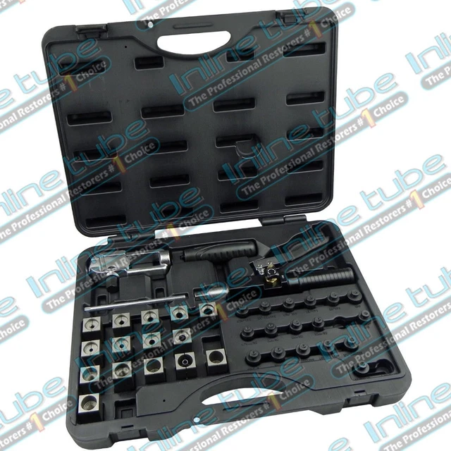 UNIVERSAL HYDRAULIC FLARING Tool Kit Set Double Bubble Push Connect