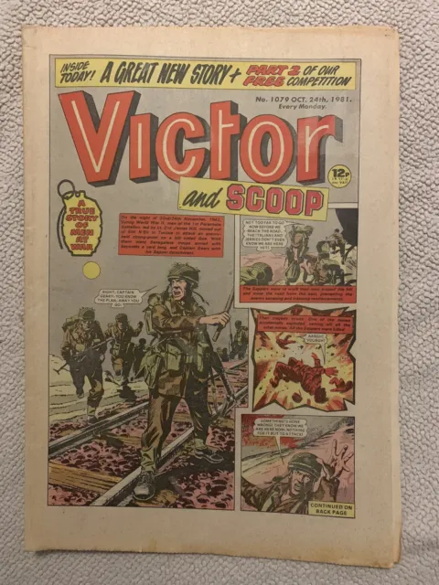 Victor comic No# 1079 October 24th 1981 Good Condition