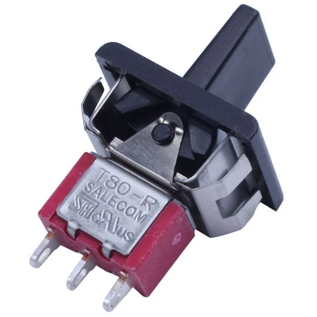 AC 250V/3A 125V/5A Interruttore di commutazione momentaneo 3 posizioni SPDT T80-R Q1X6