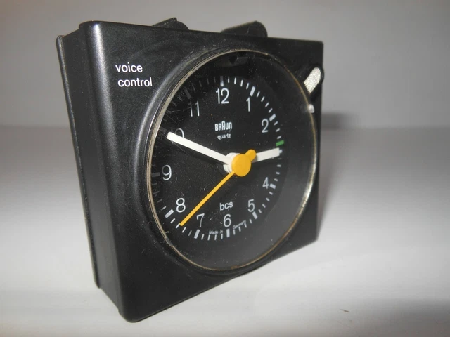 インテリア時計 BRAUN voice control 4745 AB40vsl MOMA Vintage Braun Voice Control Alarm Clock Germany | eBay