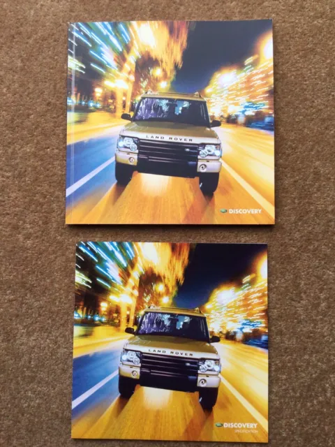 Land Rover Discovery Sales Brochure  2002