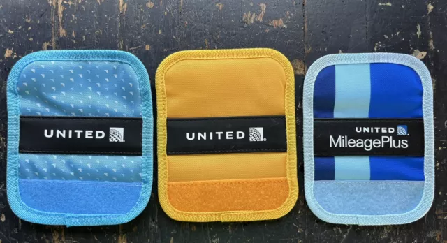 UNITED AIRLINES Mileage Plus Luggage Bag Handle Wrap Full Collection NEW