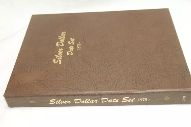 RARE Dansco Coin Album # 7172 For Silver Dollar Date Set From 1878-1981!!  #7172