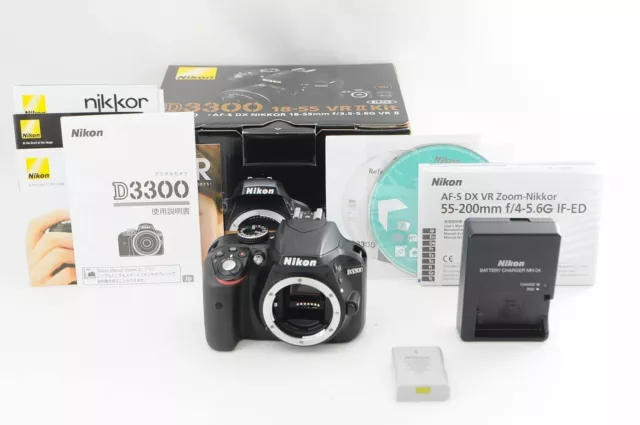 [Near Mint in Box] Nikon D3300 24.2MP Digital SLR Camera Body From Japan #586